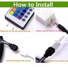 LED Remote Controller  Colour Modes For LED Strip Module