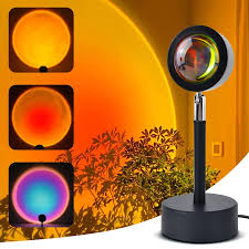 Remote Control Sunset Lamp Projector LED
